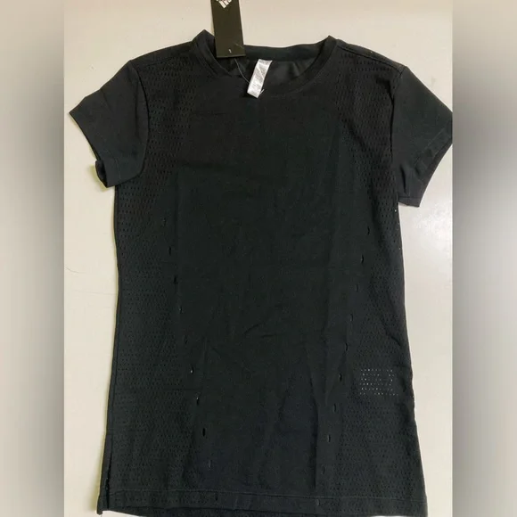 ADIDAS
Women Self Design Round Neck Black T-Shirt - Picture 5 of 7